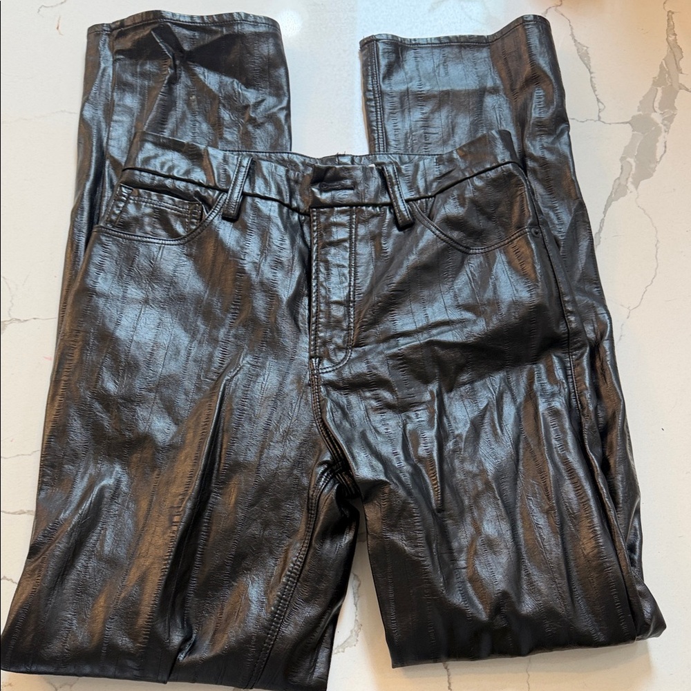 Good American Black Flare Pants
